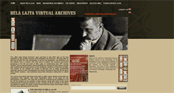 Desktop Screenshot of lajtaarchiv.hu